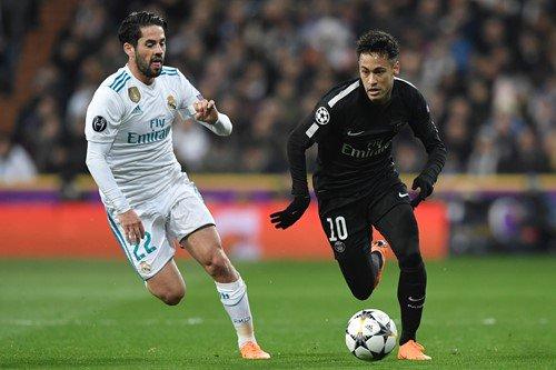 real madrid psg neymar