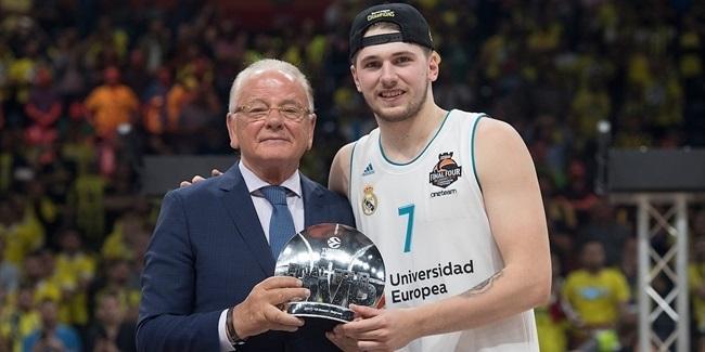 luka doncic final four mvp real madrid belgrade 2018 eb17 luka doncic final four mvp real madrid belgrade 2018 eb17