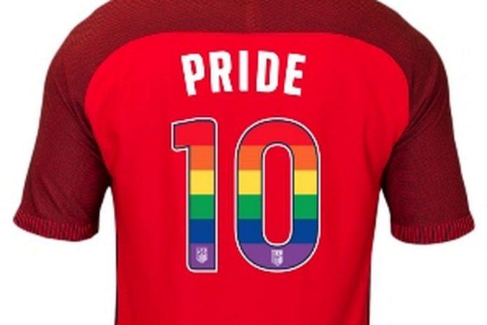 football pride flag
