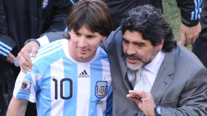 messi maradona