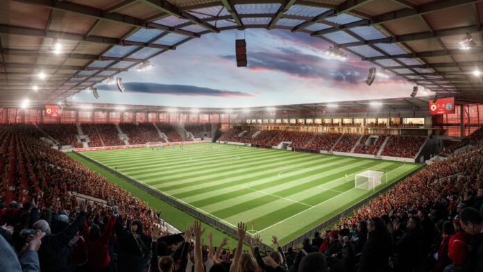 CSKA Footbal Army Stadium IPA Architects Sofia render CSKA Footbal Army Stadium IPA Architects Sofia render