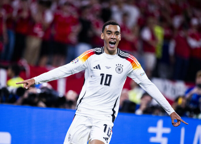 Dortmund, Signal Iduna Park, 29.06.2024: Jamal Musiala of germany celebrates scoring the 2:0 goal during the match UEFA