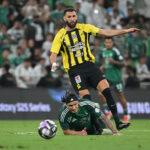 A match between Al Ahli and Al Ittihad as part of the Saudi Professional League at Al Anma Stadium in King Abdullah Spor