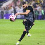 Jeddah, Saudi Arabia December 12: Karim Benzema of Al Ittihad warming up during the 1st Round of FIFA Club World Cup S
