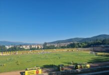 Феновете на Миньор в атака за стадиона minior chernomoretz 3