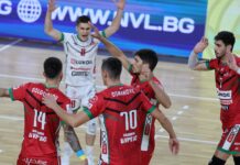 Нефтохимик изригна и удари Левски neftohimik voleibol