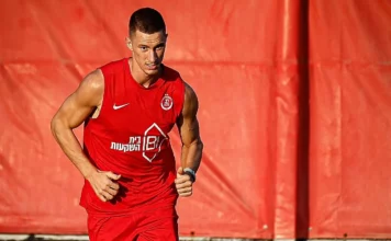 Краев с асистенция при мач за Апоел Тел Авив kraevkrkrkkrr 2 1.l