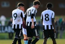 Вратар вкара фамозен гол в Англия(ВИДЕО) newcastle u 21