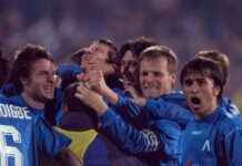Левски: Все още ни побиват тръпки от тази незабравима „синя“ вечер! levski udineze 2006