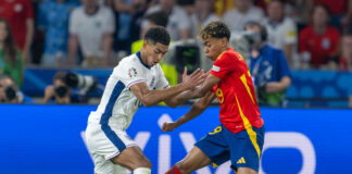 14.07.2024, Fussball UEFA EURO, EM, Europameisterschaft,Fussball 2024, Finale im Berliner Olympiastadion, Spanien Engl