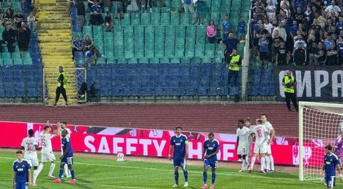 Червените лампи за Левски от един равностоен мач levski rb zalcburg (17)