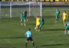 yellow and green clash near goal.l